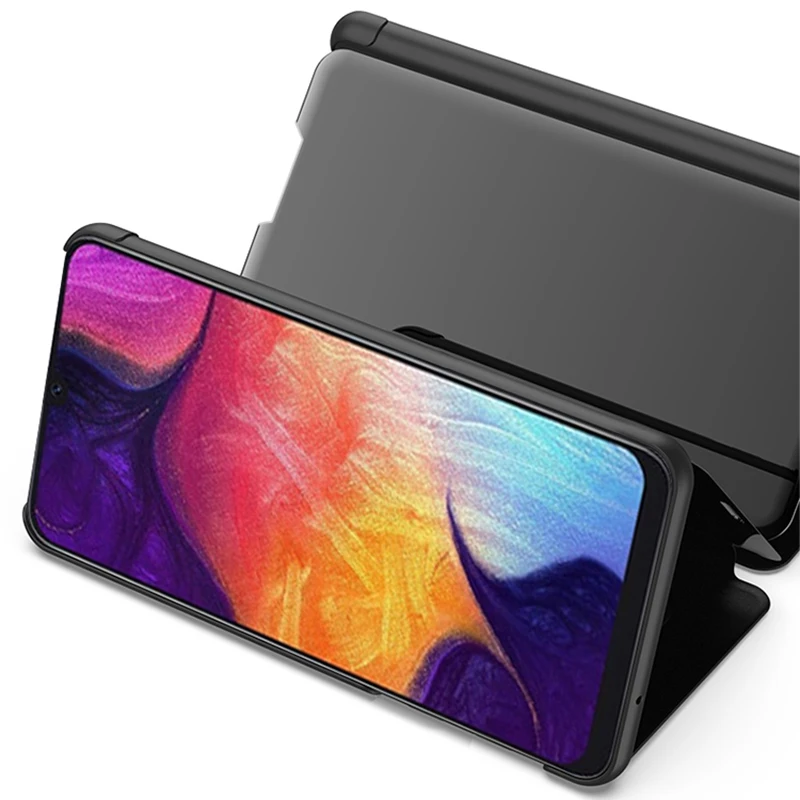 Умный зеркальный чехол-книжка для samsung Galaxy A10E A2 A20E A40 A50 A6S A60 A70 A8S A80 A90 A3 A5 A7 A9 Pro A5 A6 A8 плюс крышка