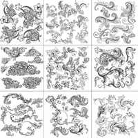 vintage baroque court style clear stamps new 2021 rubber silicone seal for diy scrapbooking card making album decoroation crafts