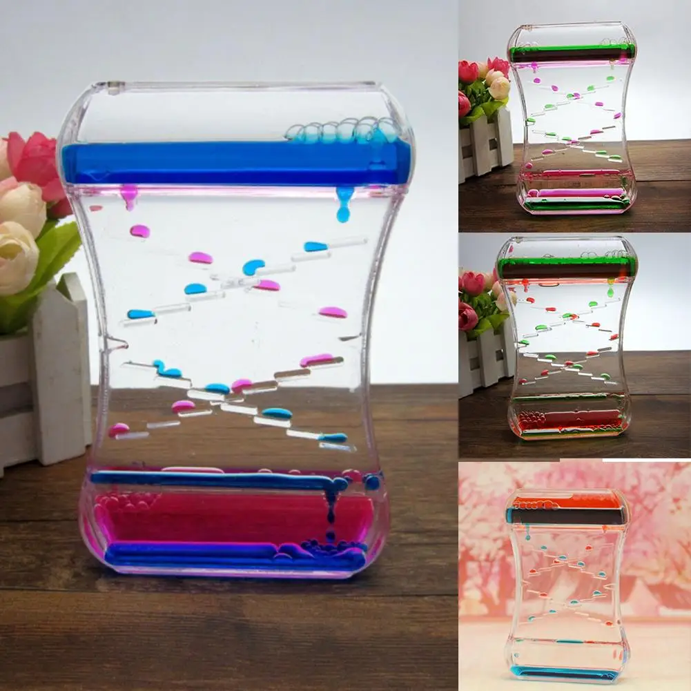 Распродажа игрушки для декомпрессии песочные часы с успокаивающим капельным