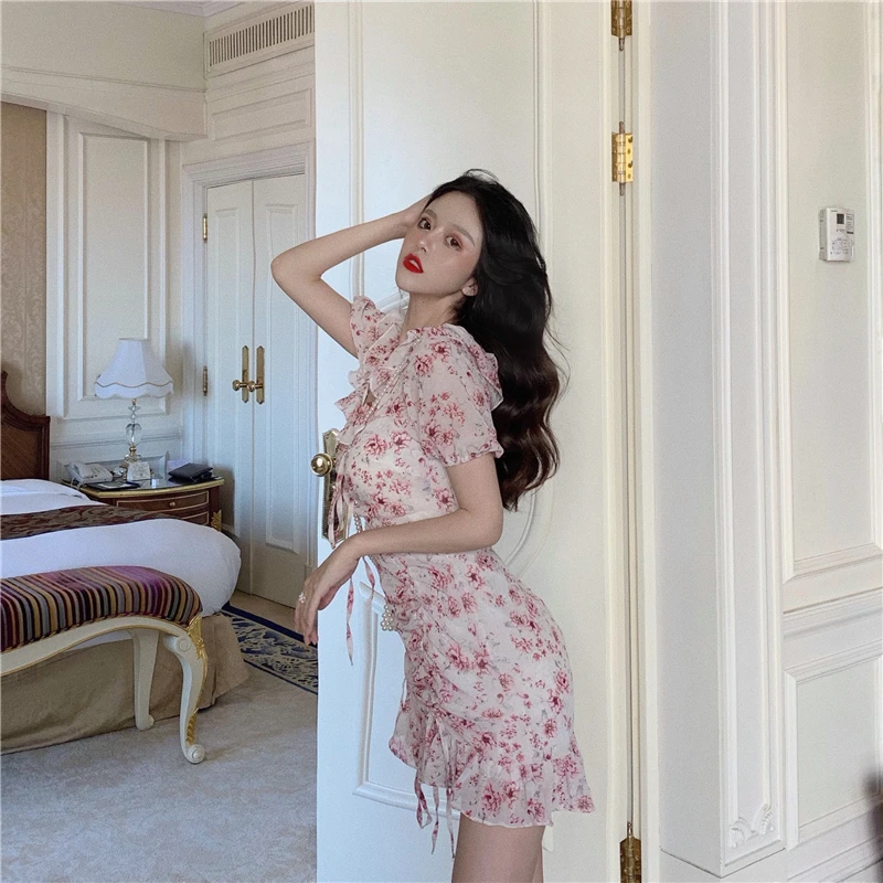Летнее модное уличное платье WHITNEY WANG 2020 сексуальное мини-платье с вырезом