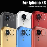 circle ring bumper cover for iphone xr rear lens protective ring aluminum alloy back camera screen protector metal for iphone xr