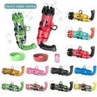 Снимать мыльные пузыри детская пуш-ап мыльные пузыри Камера броски пузыри для детей игрушки для детей на открытом воздухе дуя игрушка для мыльных пузырей в виде пистолета