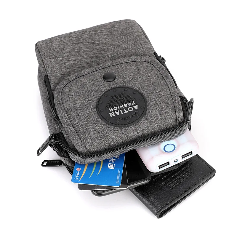 Weysfor Men's Bags Light Oxford Travel Shoulder Bag Casual Crossbody Bags Waterproof Business Messenger Shoulder Bag for Male