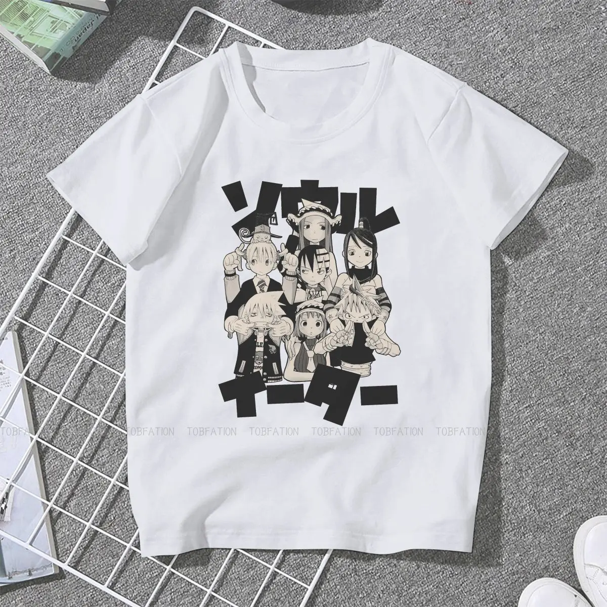 Soul Eater Manga Maka Evans Girls T Shirt Grim Mates Female Tops Harajuku Funny Tees Ladies 4XL Oversized Tshirt | Женская одежда