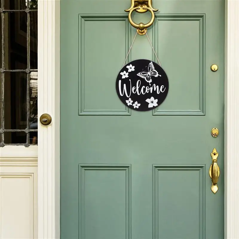 

Полые бабочки Дизайн приветственная дверь знак подвеска фотоорнамент