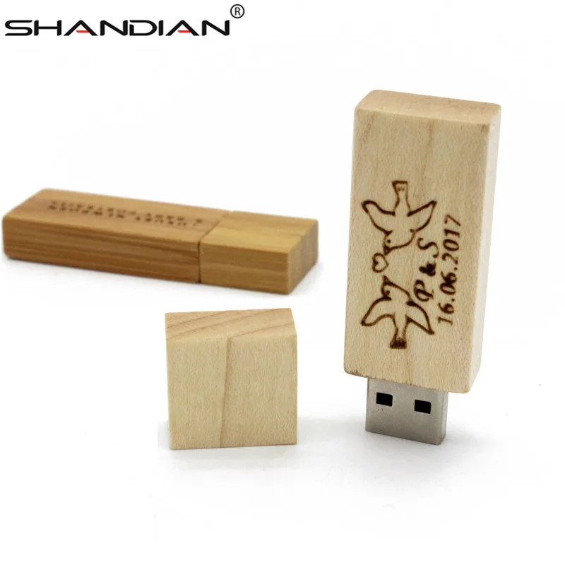SHANDIAN USB 2 0 деревянный флеш-накопитель 4 ГБ 16 32 |