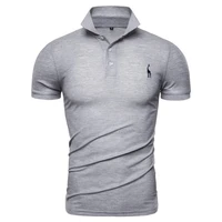 new summer mens polo shirt office work casual short sleeve men polo shirts business comfortable embroidery polo homme men tops