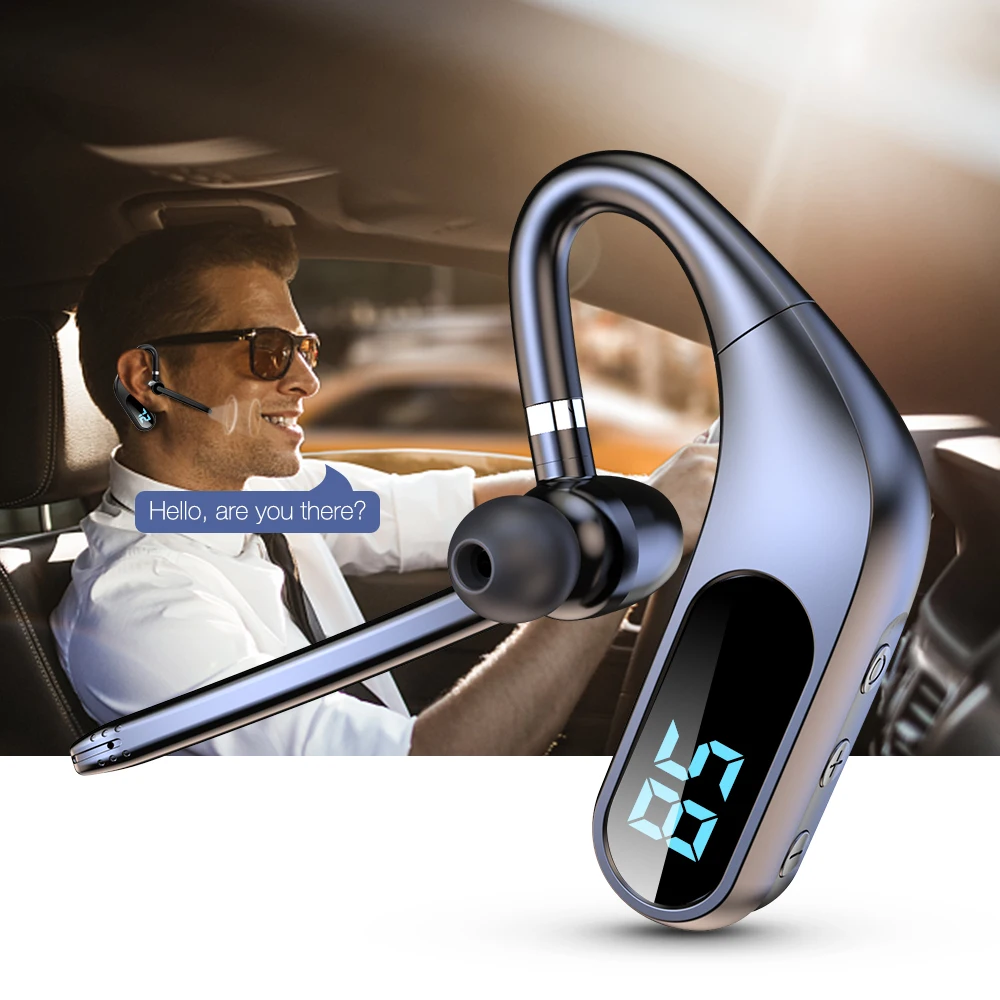 

Bluetooth 5.0 Wireless Headset Earbuds Earpiece with Mic Mini Handsfree Earphones 24Hrs Headphones for iPhone 13 12 xiaomi Mi 10