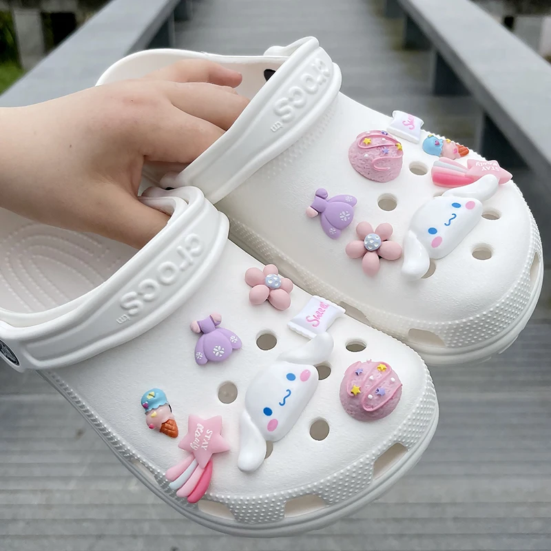 

High Quality Cartoon Croc Charms Designer For Women Girl Clog Sandals Shoe Decoration Cute Candy Croc Jibz Kids Gift