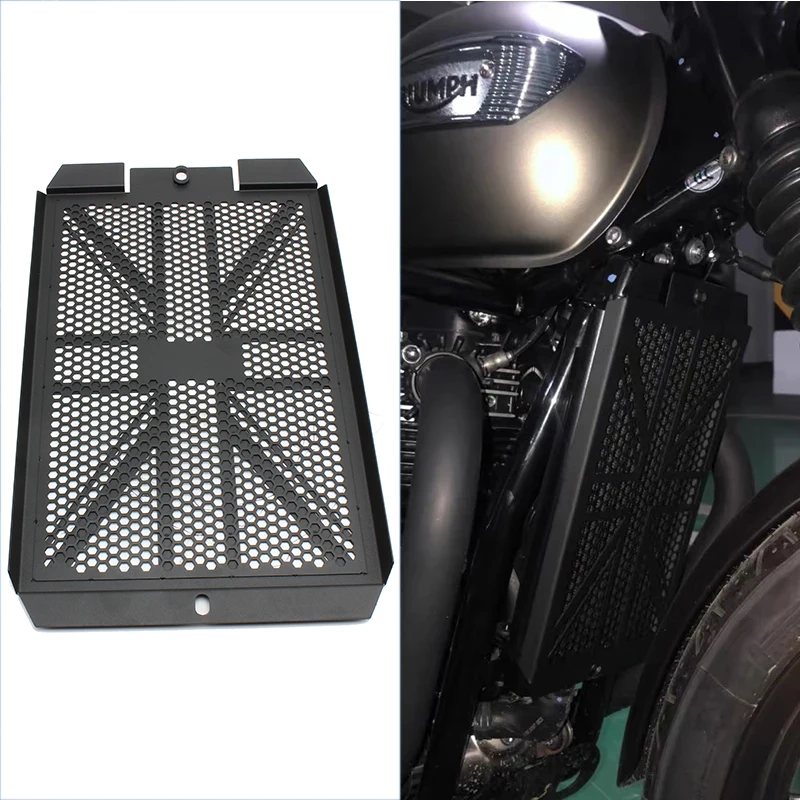 Решетка радиатора Защитная крышка резервуара для воды 2017 + Triumph Bobber Black T120 T100 speed twin