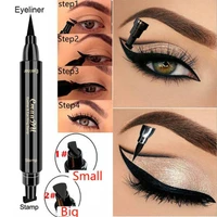 1 pcs eyeliner pencil quick dry waterproof double head black long lasting liquid eye makeup pencil fashion women cosmetic tools