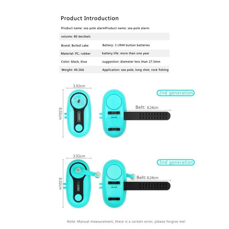 Fishing Alarm Electronic Buzzer Led Bite Indicator Met 3 LR44 Battery Glitter Sound Bell Clip on Rod New | Спорт и развлечения