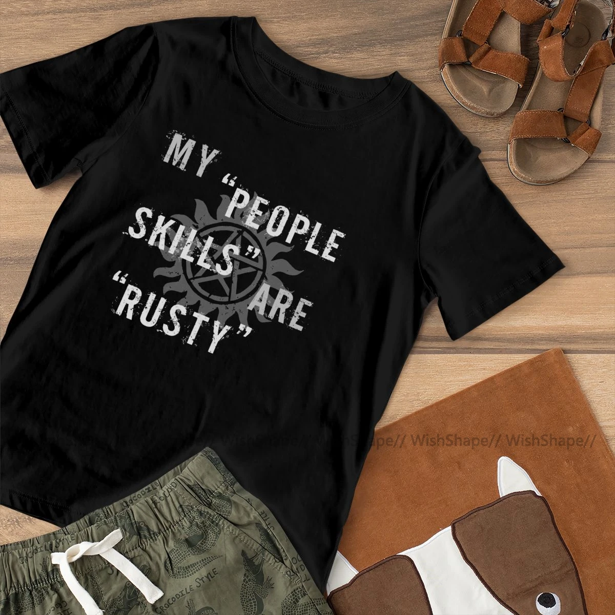 Сверхъестественное Винчестеров футболка с героями сериалов Футболка принтом