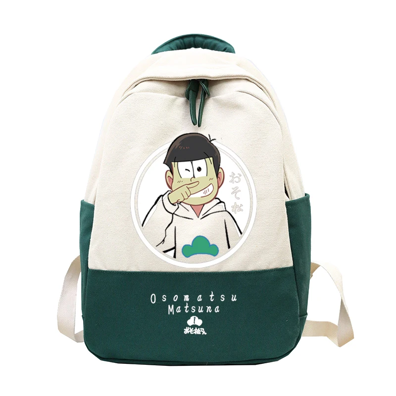 7 Аниме osomatsu san лоскутный рюкзак женский дорожный рюкзаки для подростков девочек osomatsu-san Bagpack женский Mochila - Цвет: 7