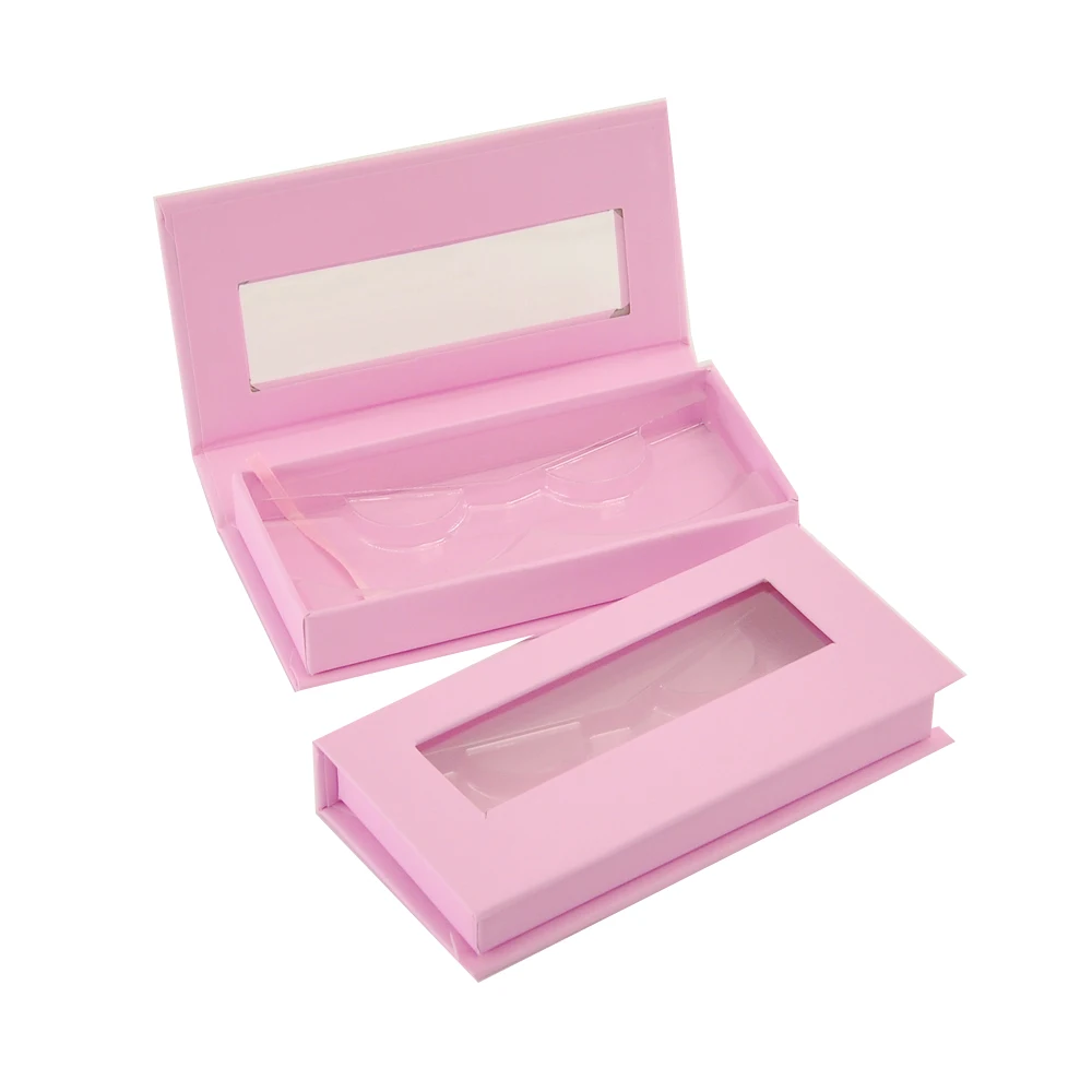 

Оптовая продажа ресниц Коробки упаковочная коробка посылка изготовленные на заказ магнитные тёмно-розовый цвет ресницы серо-коричневого ц...