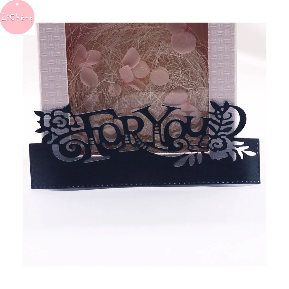 Words Border Metal Cutting Dies Scrapbooking Album Card Making Crafts Embossing Stencil Clear Stamps and Slimline 2020 | Дом и сад