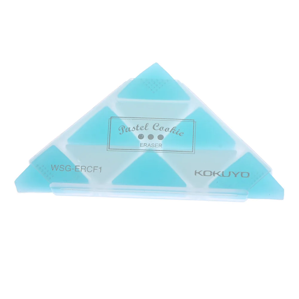 1 шт. креативные красочные треугольные резиновые ластики Прочный гибкий ластик