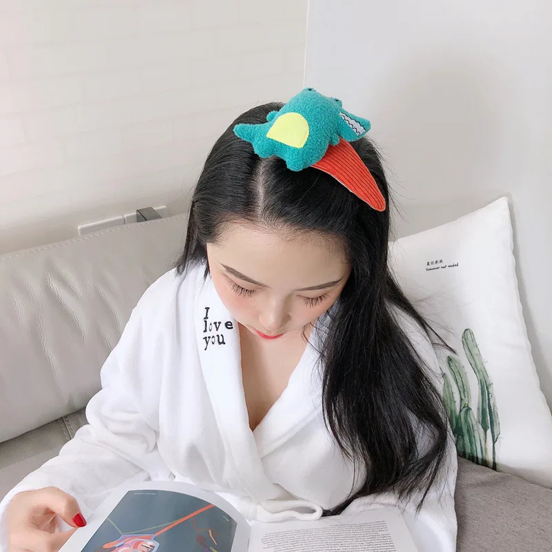 11cm large flower face wash bangs hairpin funny headdress cartoon fruit clip side press hair mask |