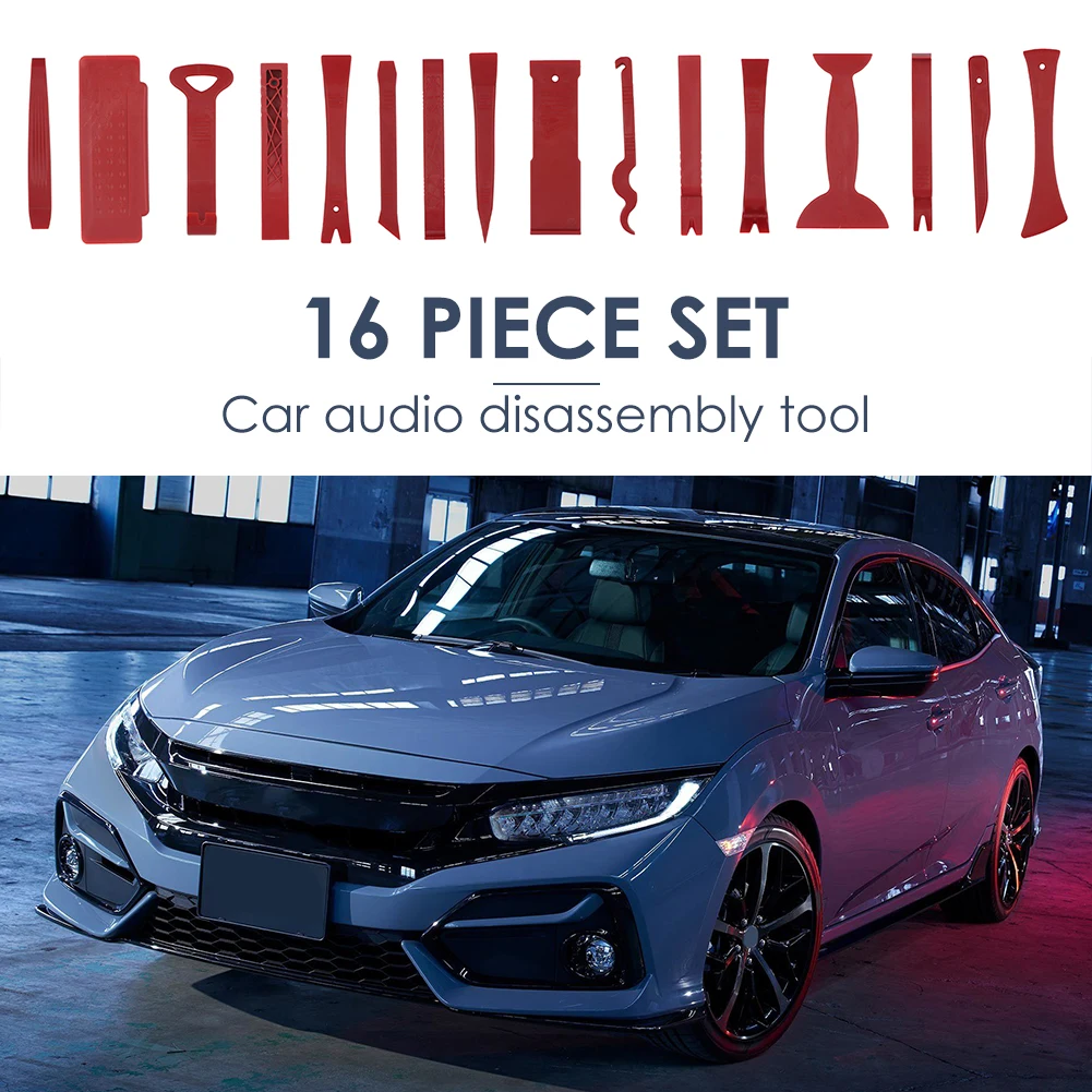 16/7 шт./компл. автомобиль радио Панель клипса обшивки панели двери Зажим