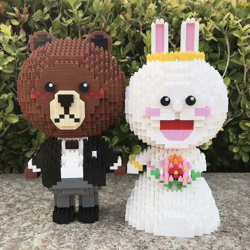 Игрушки для исповедь Алмазный Блок из АБС-пластика мультяшный Строительный