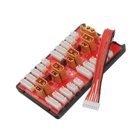 xt60xt30 two in one parallel charging board power genius plug supports 4 blocks 2 8s lipo battery for rc models spare part