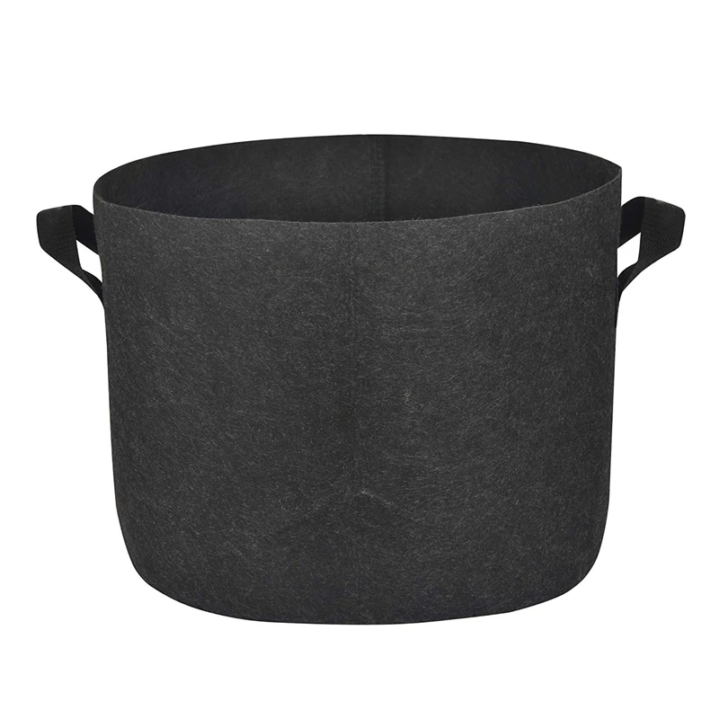 

10 Pack 10 Gallon Premium Grow Bags Heavy Duty Nonwoven Fabric Plants Pots with Handles Indoor & Outdoor Grow Containers for Veg