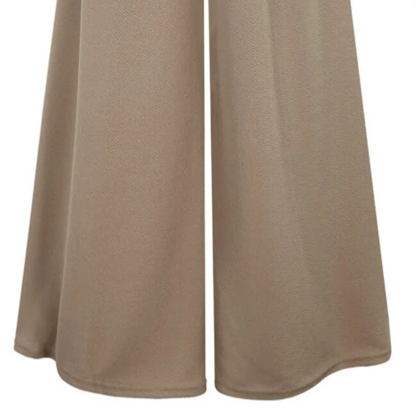 

CHSDCSI Casual Wide Leg Pants Loose Women ThePleatedTrouser High Waist Ankle-Length Elastic Straight XXL Bottoms