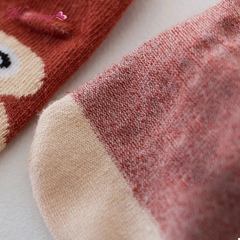 WEIXINBUY/носки для маленьких детей Хлопковые носки с маленькими ушками Детские