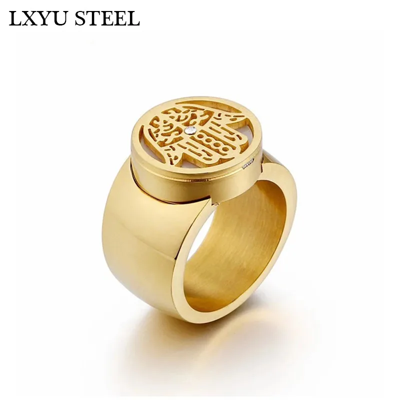 Высококачественное кольцо Hamsa из нержавеющей стали для женщин милые кольца