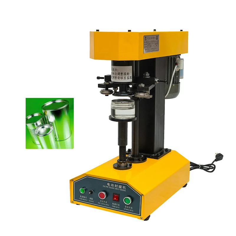 

High quality can sealing machine desktop sealing machine double motor automatic sealing machine