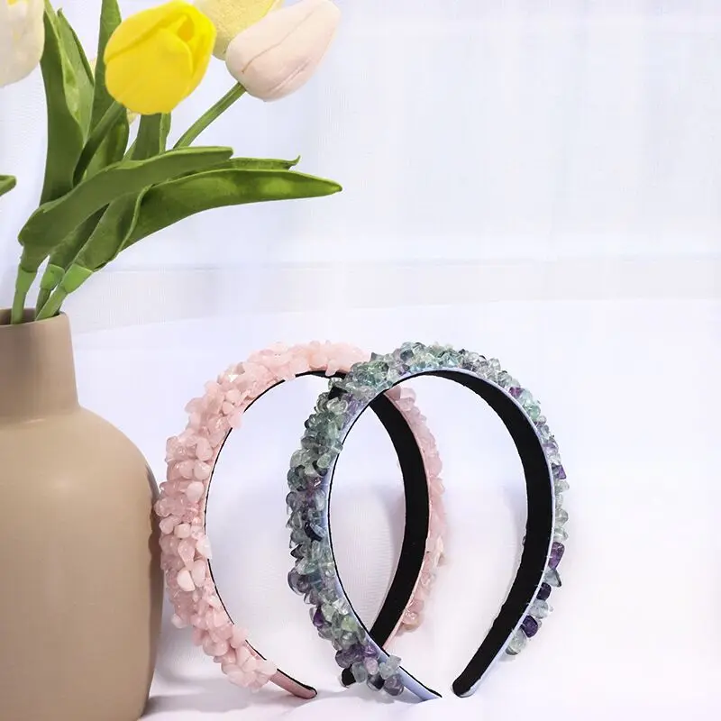 

Newest Fashion Women Girls Shiny Luxury Rhinestone Hairband Headbands Hair Accessories Diamond Hair Band Crystal Headdress