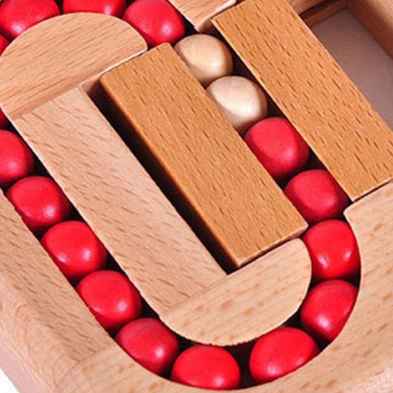 

Wooden Brain Teaser Puzzle Cube Wooden Puzzles Puzzle Educational Toy for J2HD