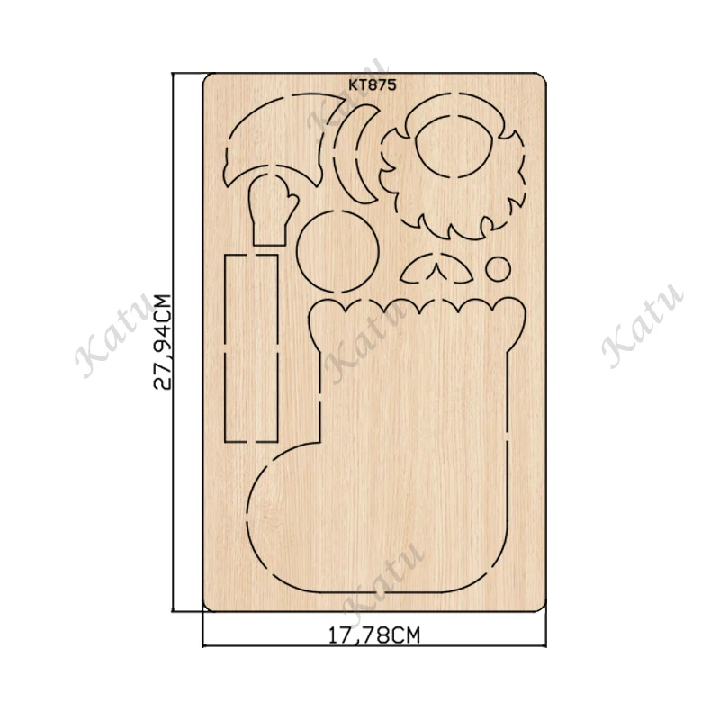

Santa Claus cutting dies 2019 new die cut &wooden dies Suitable for common die cutting machines on the market
