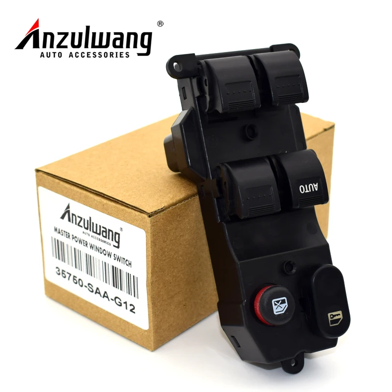 ANZULWANG с автоматическим переключателем для подъема окон Honda Fit Jazz 2003 2008 35750 SAA G12 M1
