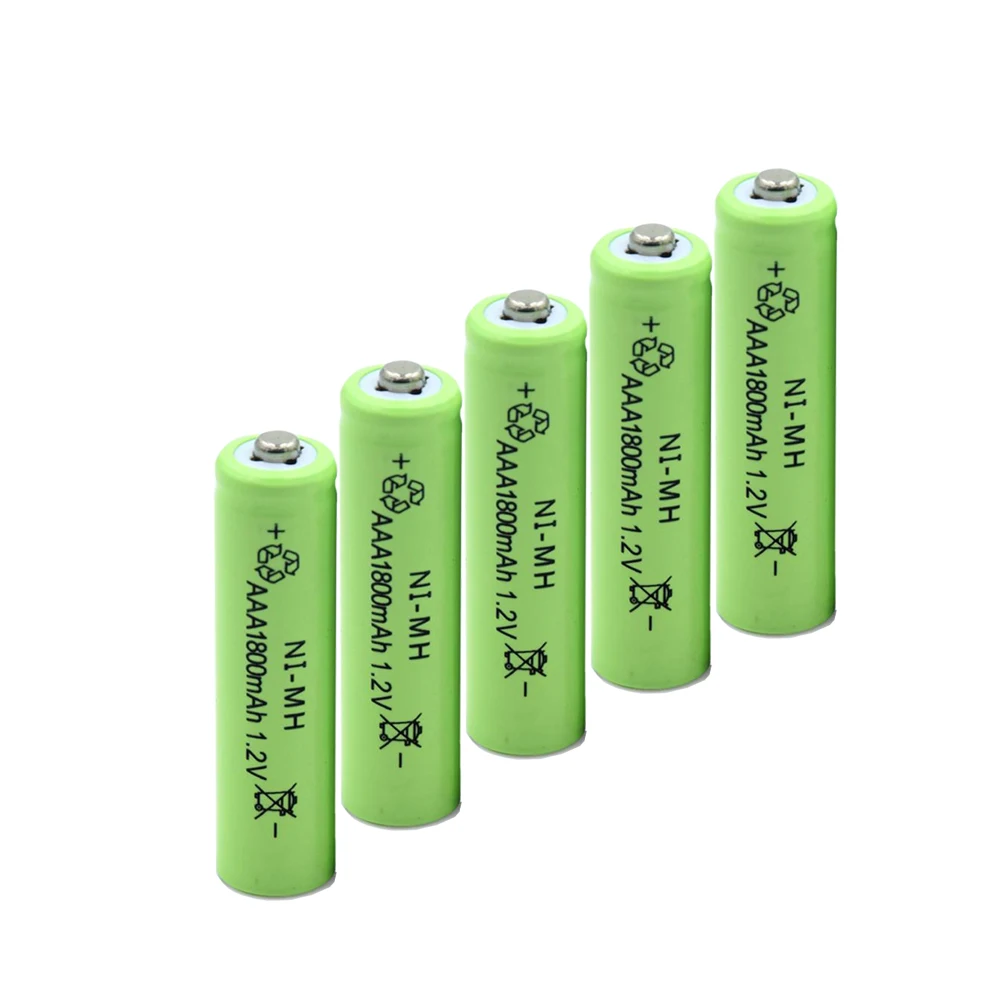 

SKOANBE 4/6/8PCS AAA 1800mah NI-MH Rechargeable AA 1.5V Battery Flashlight Toy Watch MP3 Player Free Shipping