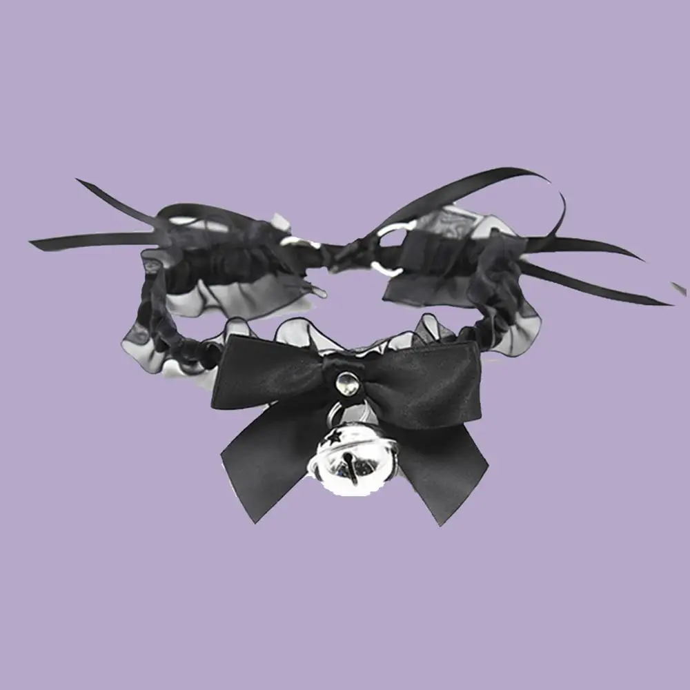 Женский чокер в готическом стиле черный ошейник Харадзюку аксессуар для бондажа