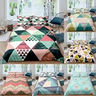 Комплект пододеяльника ZEIMON с наволочкой, комплекты постельного белья с геометрическим рисунком, мягкое одеяло, покрывало, постельное белье, одинарный, двуспальный, Королевский размер