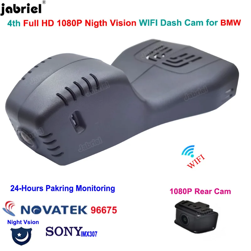

Full HD Wifi Night Vision Novatek 96675 Sony IMX307 Car Dvr Dash Cam Camera EDR For BMW X6 G06 X6 40i X6 30d X6 40d 2020 2021