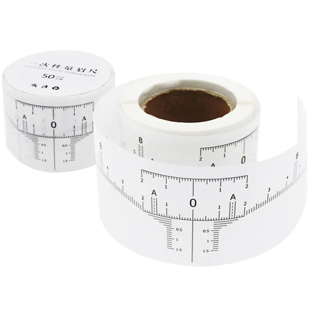

Disposable Eyebrow Measuring Ruler Eyebrow Drawing Auxiliary Scale Eyebrow Fixing Card Beginner's Embroidery Makeup Tool