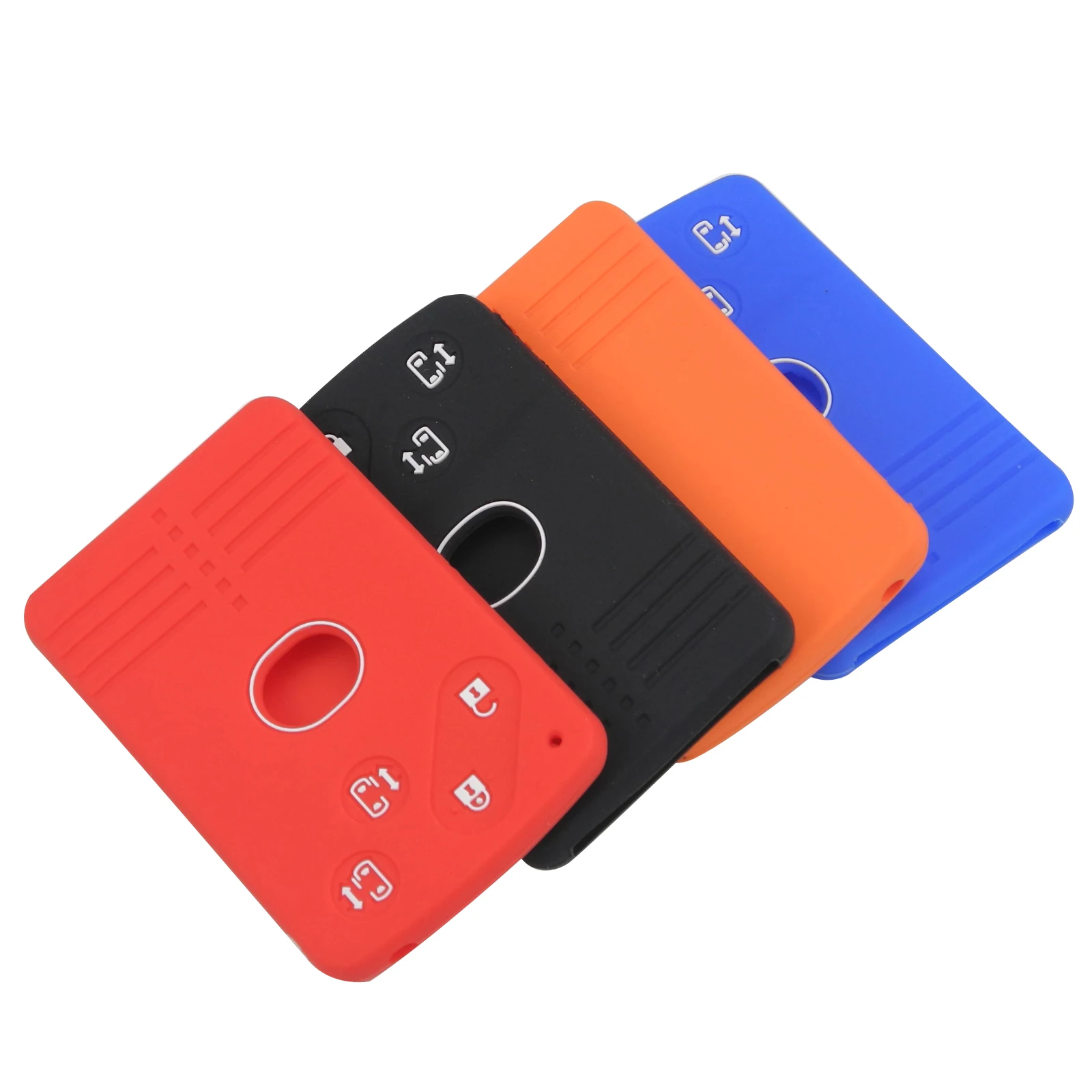 

Jingyuqin, 10 шт., силиконовая резина, цветная фотокрышка, 4 кнопки, для Mazda 5, 6, 8, M8, CX7, CX9, замена защиты