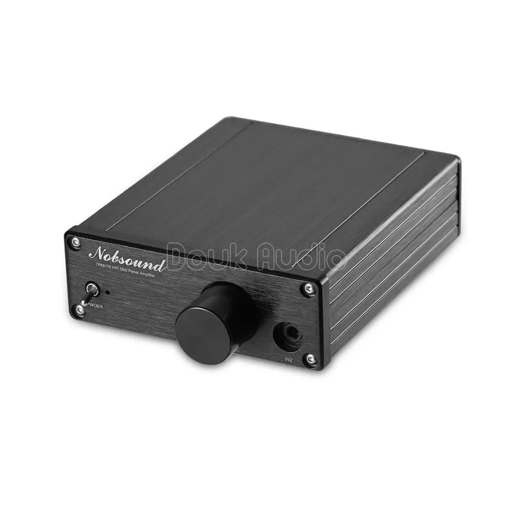 Without Power Supply Nobsound 100 Вт* 2 Мини цифровой усилитель Hi-Fi TPA3116 стерео 2,0 канальный аудио усилитель мощности - Цвет: Without Power Supply