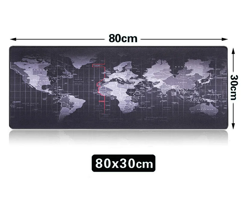 800 x 300 x 2 mm Игровой коврик для мыши большой коврик для мыши геймер большой коврик для мыши компьютерный коврик для мыши резиновая поверхность карта мира Mause коврик для клавиатуры Настольный коврик для игры - Цвет: 800 x 300 x 2 mm