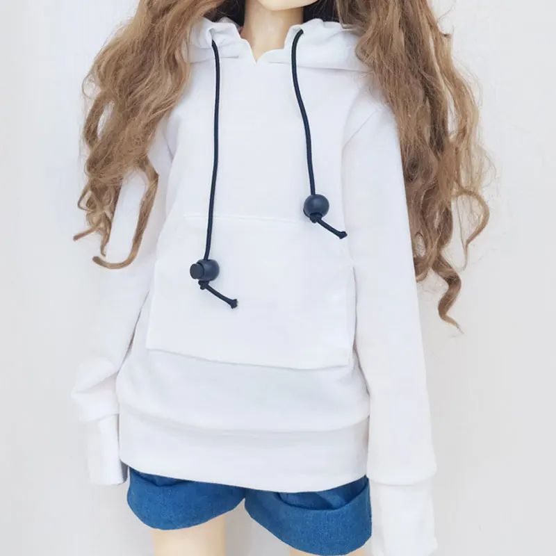 6 only coat Одежда куклы Толстовка простота длинный рукав подходит для 1/3 1/4 1/6 BJD рубашки куклы аксессуары Модная Одежда для кукол - Цвет: 6 only coat