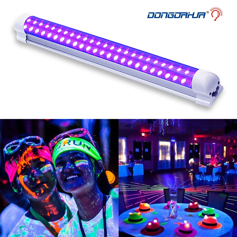 Purple LED Par UV Disco DJ Light Laser Stage Light LED Bar for Party Club Halloween Christmas Wall Washer Lamp