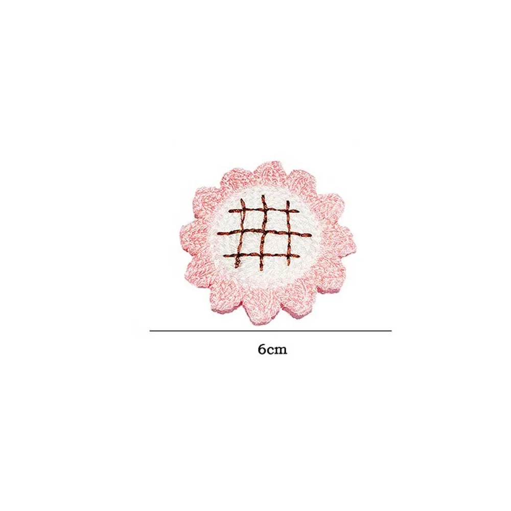 

2Pcs Japanese Girls Sweet Sunflower Knitted Hairpin Baby BB Clip Flower Hair Clip Barrettes Cute Lovely Women Girls Headwear