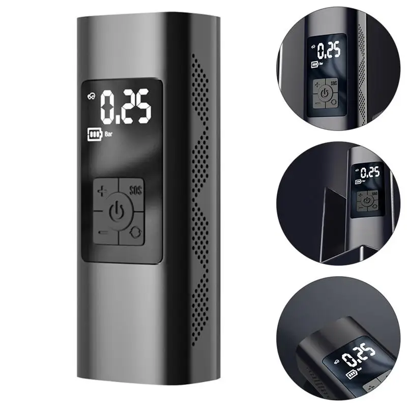 barato 1 Conjunto Profissional Bomba De Pneu De Emergência Elétrica Compressor De Ar útil Bomba De Ar Portátil Carro Usb Modelo De Carregamento Inflável Bomba