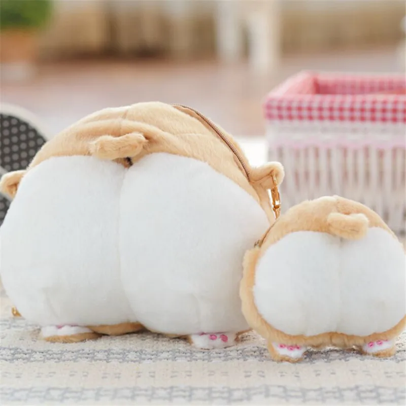 1 шт. сумка на плечо с изображением собаки милый мультяшный плюшевый Кошелек