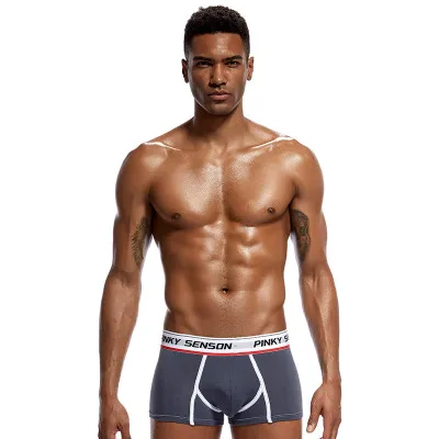 PS Брендовое хлопковое сексуальное мужское нижнее белье мужские боксеры