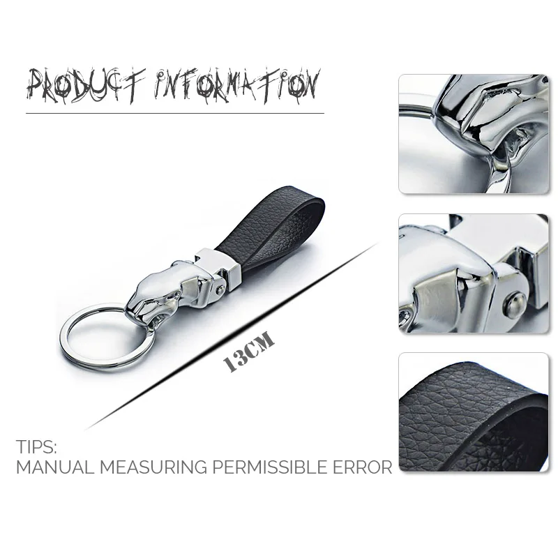 Металлический держатель в виде головы леопарда Dormon кожаный для автомобильных