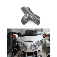 carbon fiber paint abs front lower nose headlight panel for honda goldwing gl1800 2001 2013 fairing cover cowl